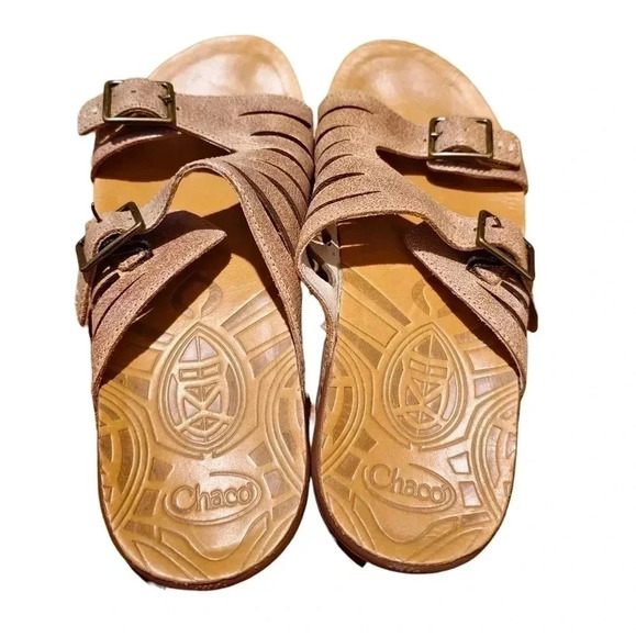 Chaco‎ Dharma Sandals - Size 6 - Leather Adobe Beige - Picture 2 of 4